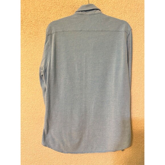 Bonobos Sky Blue Cotton Button 100% Cotton Casual Long Sleeve Dress Shirt SZ Med - Picture 4 of 9